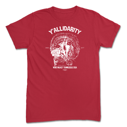 Y'allidarity Possum Red T-Shirt
