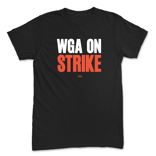 WGA on Strike T-Shirt (Black)