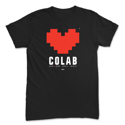 CoLab Heart Logo Black Tee