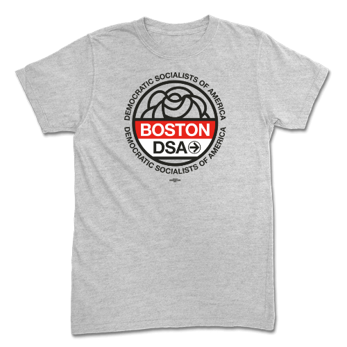 Boston DSA Logo Unisex Heather Tee