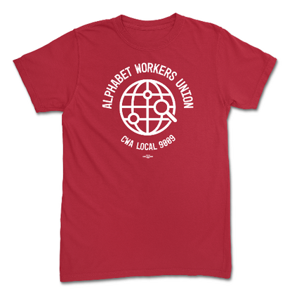 Alphabet Workers Union Red Tee