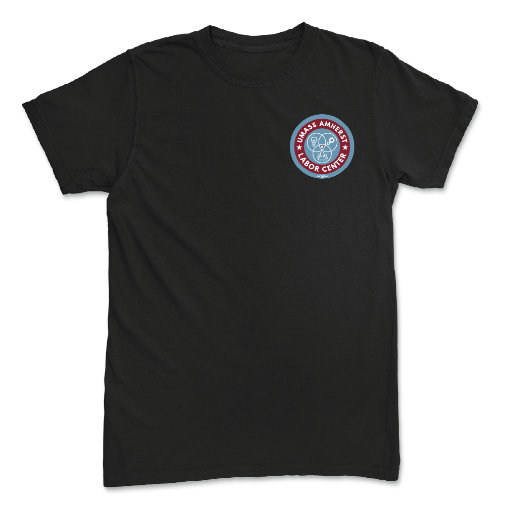 UMASS Labor Center Roundel Logo Tee