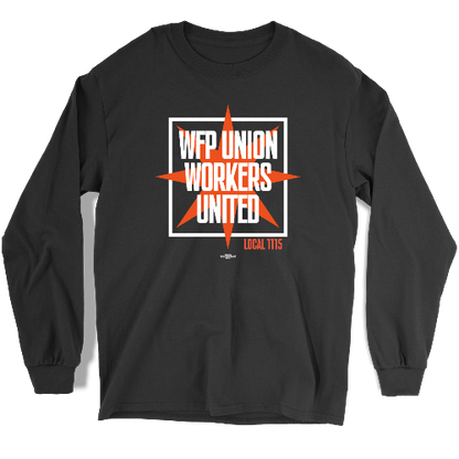 WFPU Square and Rose Logo Shirts Long-Sleeve Tee