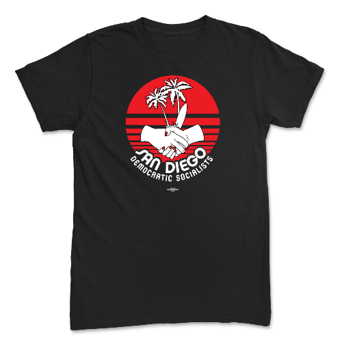 San Diego Democratic Socialists Black Tee