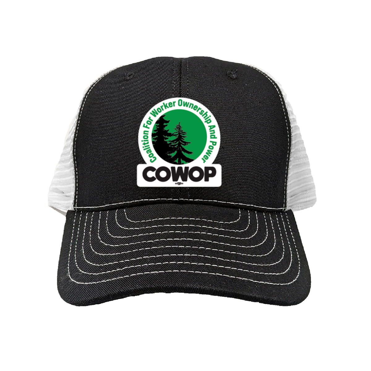 COWOP- Mesh Black Trucker Hat
