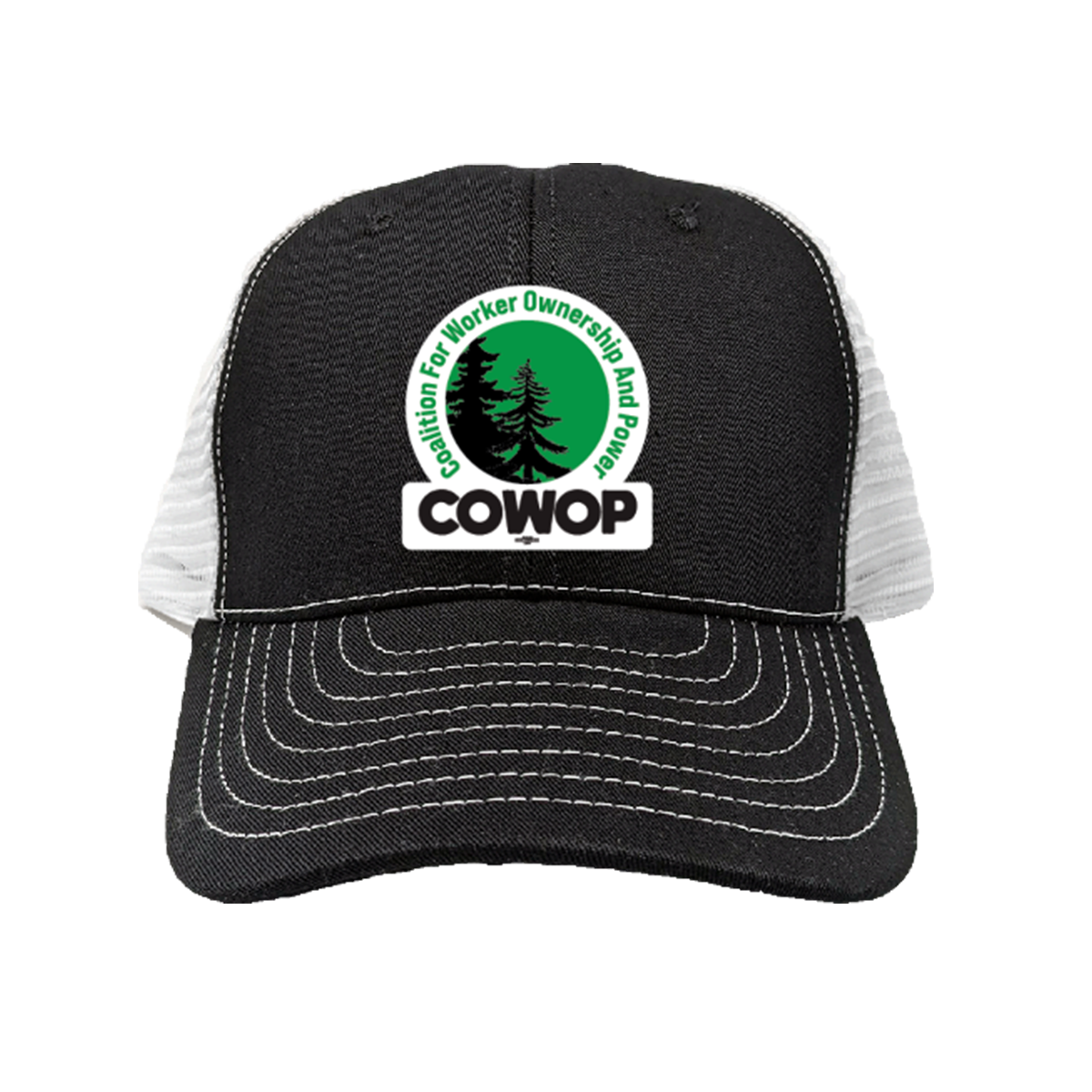 COWOP- Mesh Black Trucker Hat
